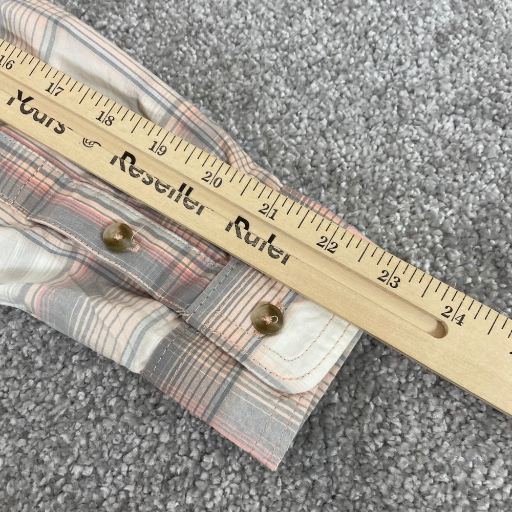 Carhartt Button Down Shirt‎ Womens Extra Small Roll Sleeve Plaid Western - Picture 15 of 16